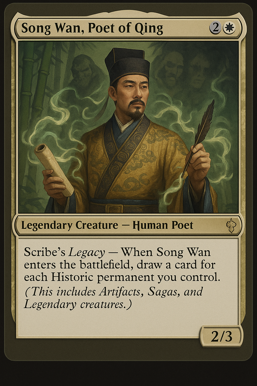 Song Wan, Poet of Qing